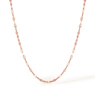 ZHOU LIU FU 周六福 สร้อยคอทองคำ 75% 18K สร้อยคอสตรี 40+5cm C059842