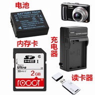 Panasonic DMC-TZ1 TZ2 TZ3 TZ4 TZ5 TZ15GK Camera Battery+Charger+2G Memory Card