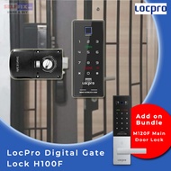 LocPro M120F Digital Door Lock + H100F Gate Lock Bundle (Free Site Inspection)