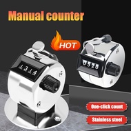Manual Metal Tally Counter 0-9999 | No Battery Needed Compact & Durable Stainless Steel for Counting