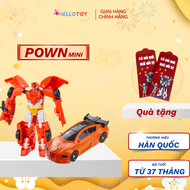 [HELLO CARBOT] Đồ Chơi Mô Hình Lắp Ráp Xe Hơi Biến Hình Mini Pown