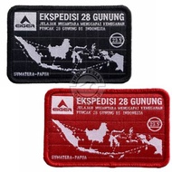 EIGER 4661 28 GUNUNG PATCH LONG emblem stiker bordir n