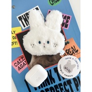 [Lovely things] "Penny" bunny plush mini zipped pouch 10cm x12cm EarPods