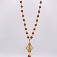Rudraksha Necklace with Om Premium Pendant