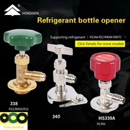 HONGSEN HS-338Open Valve R134A Refrigerante Bottle Opener Air Conditioner Tools CT338 339 R12 R600A 