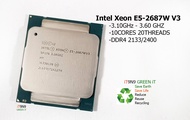 CPU Xeon E5-2687W V3 3.10GHz-3.60GHz 10Cores 20Threads