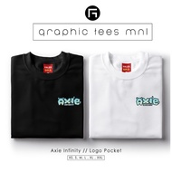 ✾◙㍿Graphic Tees Mnl Axie - Gtm Infinity Logo Pocket Customized Shirt Unisex Tshirt For Women And Men