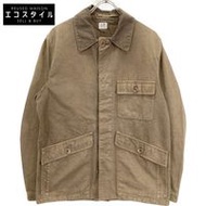 ชุดจั๊มสูทผ้าฝ้าย 3 กระเป๋า สีน้ำตาล ยี่ห้อ CP Company ไซส์ 46