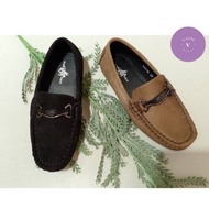 CLUB HOUSE POLO KIDS Shoes/Kasut Budak Lelaki Cikang CK331A LBRW/BLK[Ready Stock]