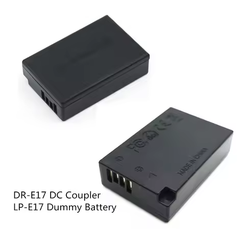 For Canon EOS M3 M5 M6 EOS-M3 EOS-M5 EOS-M6 LP-E17 LPE17 Dummy Battery DRE17 DR-E17 DC Coupler