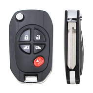 Lật Sửa Đổi 3/4/5/6 Nút Điều Khiển Từ Xa Key Fob Trường Hợp Fob Cho Toyota Sequoia Highlander Sienna