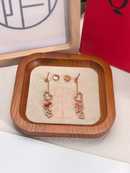 Qeelin earrings金葫蘆鑽石耳環