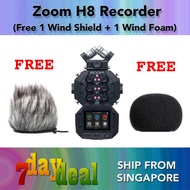Zoom H8 8 Input Track Portable Handy Recorder (Free Wind Shield + Free Wind Foam)