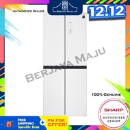 Sharp 480L French Door Inverter Refrigerator SJF489GW (White)