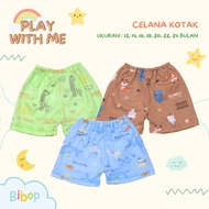 Bibop Kids Plaid Pants Print Play With Me ASOKA