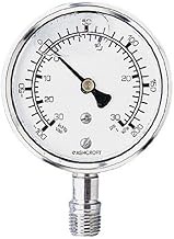 Ashcroft 1008SL2.5 0 to 60 psi and 0 to 400 kPa Dual-Scale Gauge, Bottom Connection