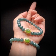 Bracelets, Hand Shake Feng Shui Turquoise Stone