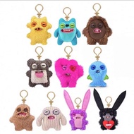 Fuggler Mini Plush Toy ตุ๊กตาผีสีหน้าตลก ขนนุ่ม 360 องศาหมุนได้ ตุ๊กตาผีสีหน้าตลก Fuggler สำหรับผู้ช