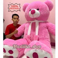 Teddy Bear Super-Super jumbo SNI 1.6 meter 160CM Teddy Bear Teddy Bear Light Pink Cream