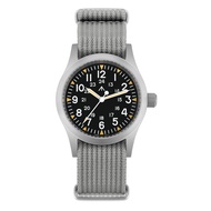 Militado ML05 นาฬิกาทหาร Miyota 2035 การเคลื่อนไหว Domed Sapphire คริสตัล C3 สีเขียวส่องสว่าง 10Bar