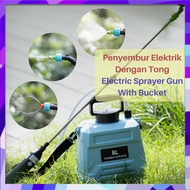 Electric Sprayer With Bucket , Spray Gun Watering/ Penyembur Elektrik Dengan Tong, Penyiraman Sembur