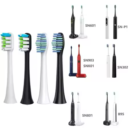 Replacement Toothbrush Head For SOUNESS Electric Toothbrush SN903/SNK01/SN601/SN801/ST903/ST901/ST90