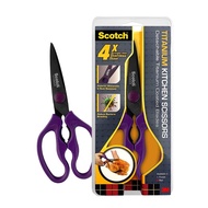 3M™ Scotch™ Ks-Dt Titanium Kitchen Scissors, Purple - Detachable Blades, Rust-Resistant, Durable,Sup