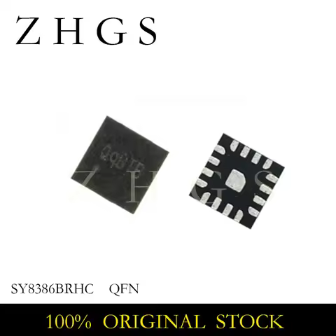 5PCS 100% New SY8386B SY8386BRHC Silk Printing QqBTB QqB QQA QQC QFN16 IC Chipset In Stock Wholesale