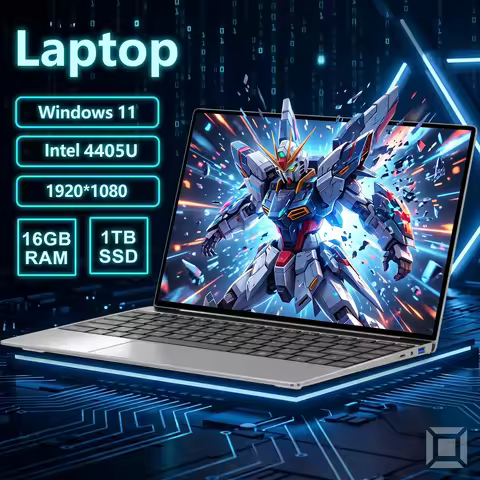 2026 New Ultra Slim Laptop 16GB 1024GB Intel 4405U Notebook Gamer Windows 11 Pro 1920*1080 Display O