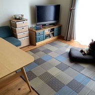 【職人美學】藺草地毯京刺子 百年傳承榻榻米 袋織工藝 質感單品