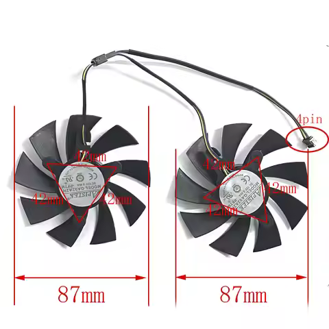 87MM GA92A2H 0.35A GTX 1660 1660Ti Graphics fans For Zotac GeForce RTX 2060 2070 SUPER Mini Video Ca