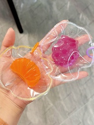 new Gummy Candy Taba Squishy Fruit Fudge Soft Jelly Bean Sugar Candy Squeeze Toy Fidget Toy Anti Str