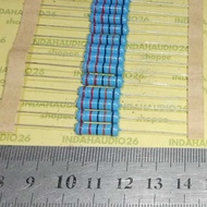 Metal film 220K 2W 1% resistor 220k 2 watt 220 kilo ohm 2 w 2watt 1 percent 220 k 2w 220000 OHM biru