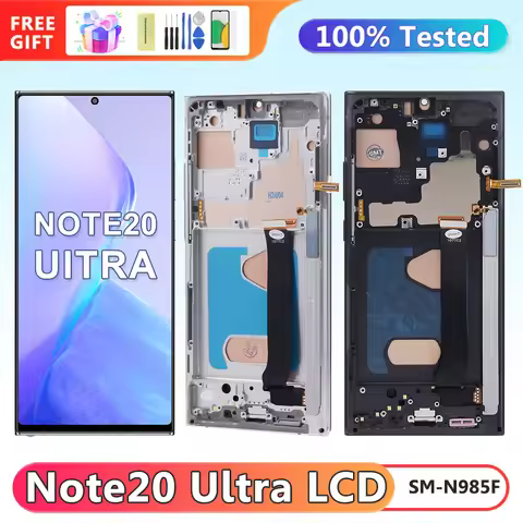 TFT Screen for Samsung Galaxy Note 20 Ultra N985F Lcd Display Digital Touch Screen with Frame for Sa
