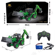 HUINA 1579 1:14 9-Channel Dual-Directional Excavator Remote Control Backhoe Bulldozer