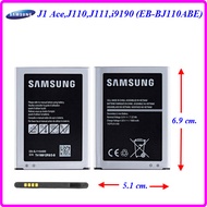 แบตเตอรี่ Samsung J1 AceJ110J111i9190 (EB-BJ110ABE) 5.1x6.9 cm.1900 mAh.