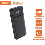 Ag- Basike Powerbank 20000 Mah 10000 Mah Fast Charging Type C Mini