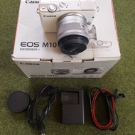 Kamera Mirrorless Canon Eos M10 Kit Second Bukan m50 m6 m3 m100 m200