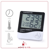 Hygrometer Humidity เครื่องวัดอุณหภูมิ วัดความชื้น ร้านต่อขนตาควรมี จับเวลาได้ พร้อมส่ง แบบใส่ถ่าน ใช้งานง่าย ทน