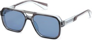 FEISEDY Retro Square Aviator Sunglasses for Men Women B0390