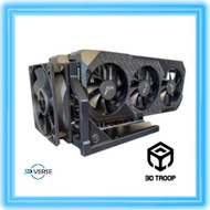 [3DVERSE] Gpu Mining Rig Stand Double External Support &amp; Fan Holder