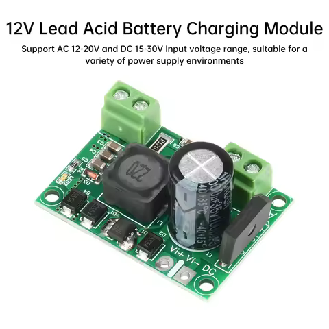 12V Lead-Acid Battery Charging Module CN3768 Three-Stage Constant Current Charging AC 12-20V/DC 15-3