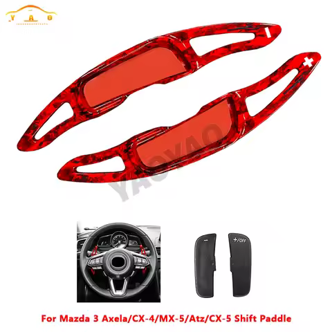ABS Paddle Shifter Car Sports Steering Wheel Shift For Mazda 3 6 CX-4 2016-2021 CX-5 MX-5 2018 Atenz