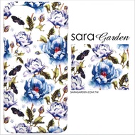 【Sara Garden】客製化 手機殼 SONY XZ3 保護殼 硬殼 淡藍玫瑰碎花