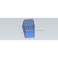 CUSTOM ACRYLIC BOX AQUARIUM FILTER 30 X 20 X 20 CM