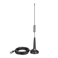 เสาอากาศวิทยุ CB 27MHz ขนาดเล็กพร้อม Alas Magnetik แบบมือถือเสาอากาศ CB สำหรับช่วยเหลือฉุกเฉินสำหรับ