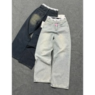 (S-2XL) HHCHOU- Alo straight jeans, soft qc jeans H23
