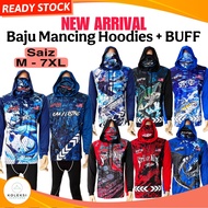 KOLEKSI SEMPURNA Baju Pancing Lengan Panjang Hoodies + BUFF Baju Mancing Memancing M - 7XL