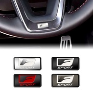 Auto Interior Emblem Car Steering Wheel Small Metal Sticker For RX300 RX350 IS250 ES350 LX570 CT200 