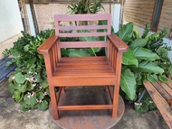 เก้าอี้ เก้าอี้ไม้ ราชา Wood King Chair สีประดู่ เฟอร์นิเจอร์ไม้ ไม้เนื้อแข็ง เก้าอี้ทำงาน เก้าอี้นั